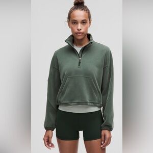 NWT Lululemon Brushed Softstreme Half Zip